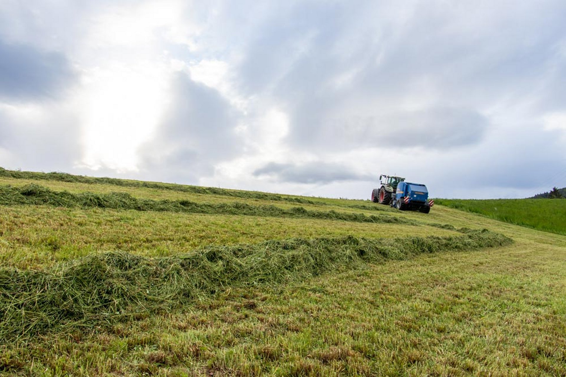 The drive axle G-1 F125 comes in particularly handy in slope positions.