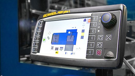 It is controlled via the user-friendly PROFI plus L terminal.