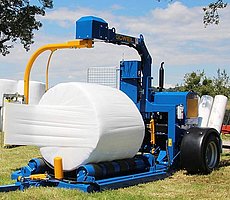 De G3010 Profi bij het stationair wikkelen.