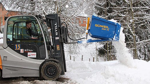 The GHS 10 – A big help for clearing snow.