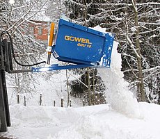 De GHS 10 - Een handig hulpmiddel bij het sneeuwruimen.