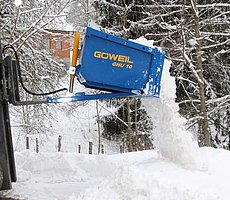 De GHS 10 - Een handig hulpmiddel bij het sneeuwruimen.