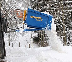 Le GHS 10 : un assistant pratique pour le déneigement.