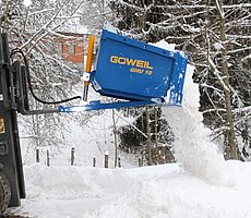 De GHS 10 - Een handig hulpmiddel bij het sneeuwruimen.