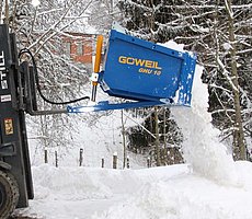 The GHS 10 – A big help for clearing snow.