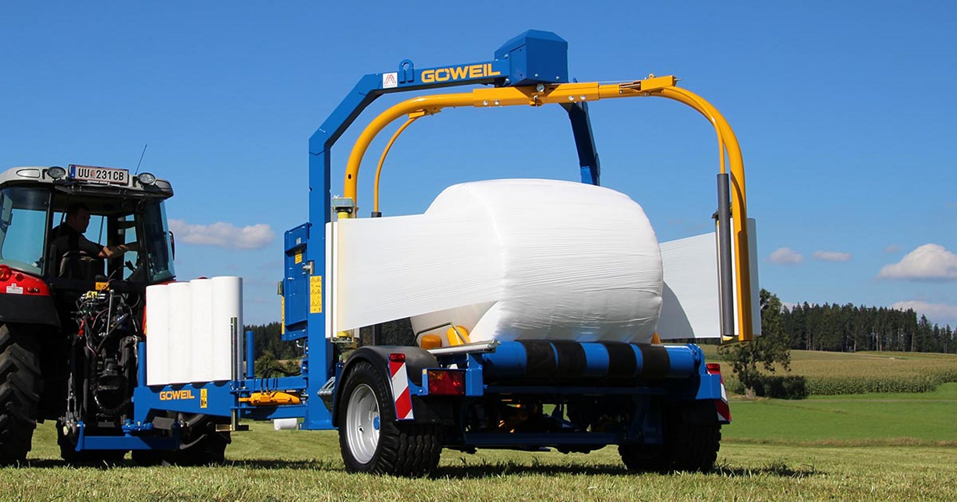 Une balle correctement enrubannée garantit une exclusion d’air optimale.