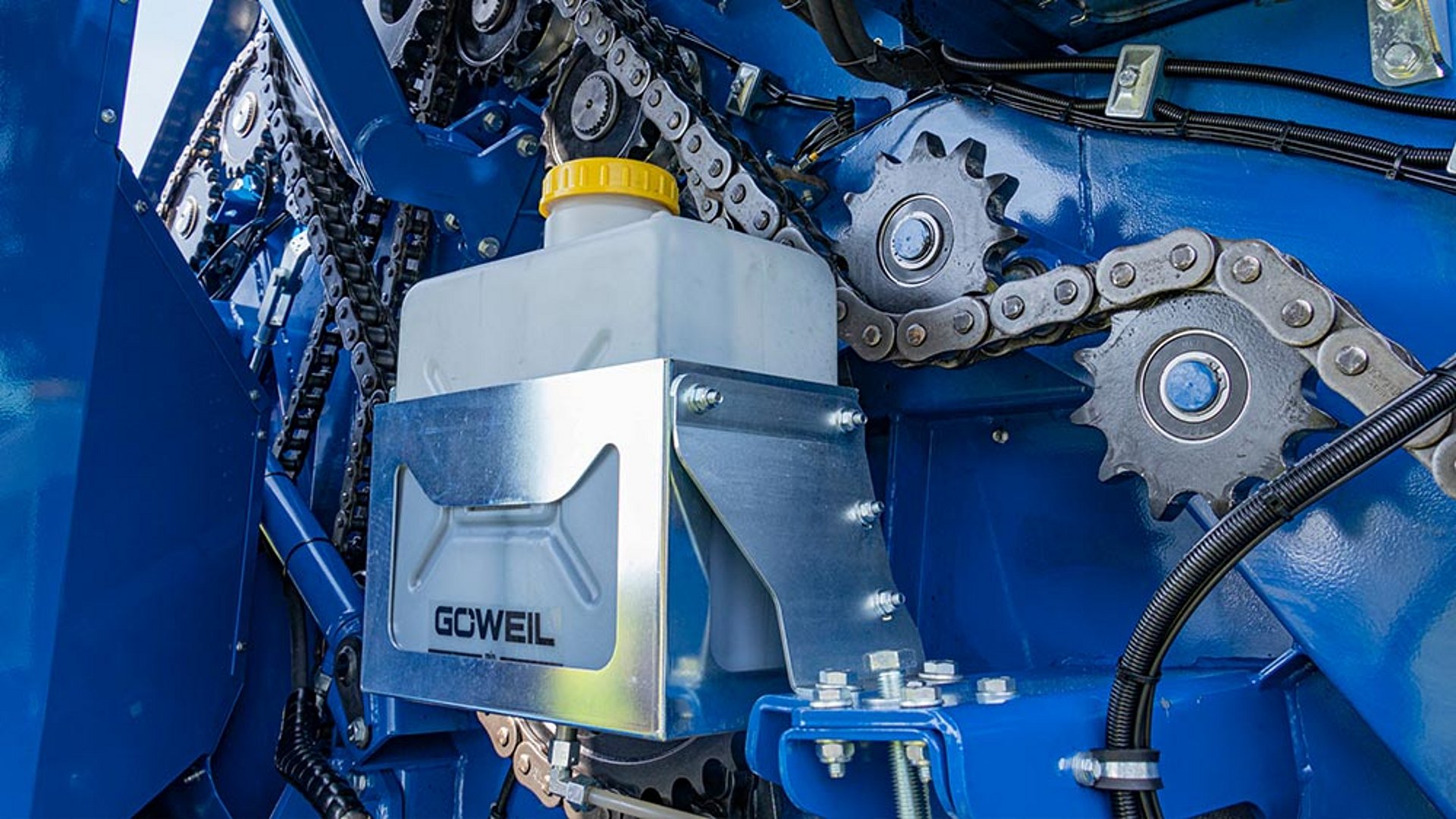 Groot reservoir voor olie