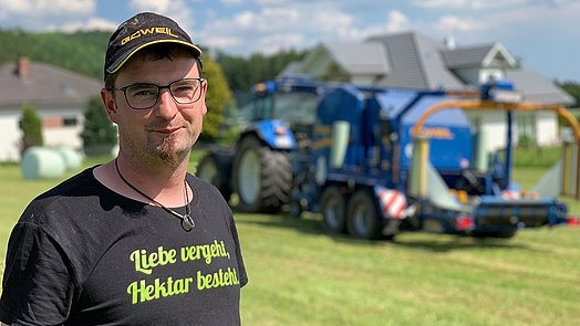 Florian nie żałował ani przez minutę, że zdecydował się na rolnictwo.