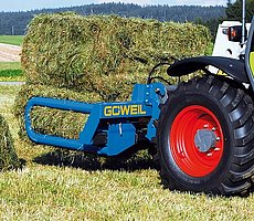 The BTGQU will also transport double bales without a hitch.