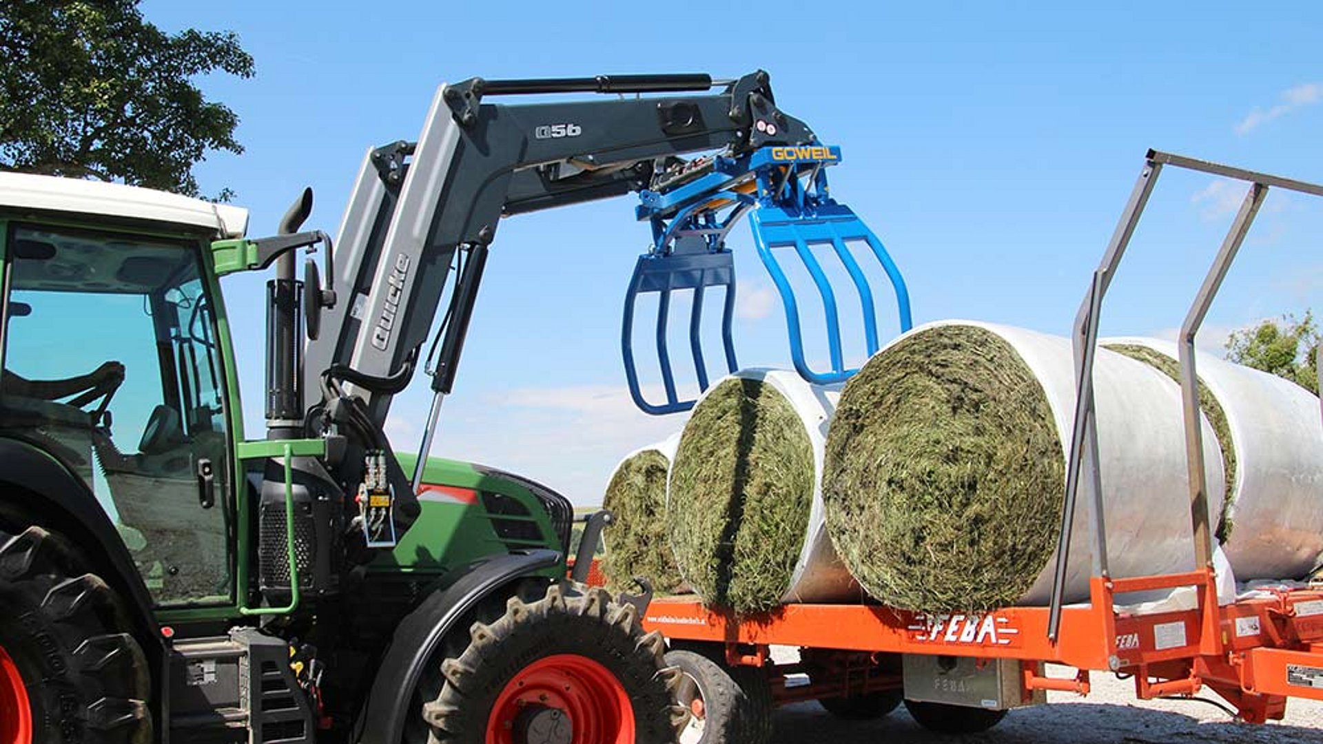 La RBG permite la carga y descarga sencilla de remolques.