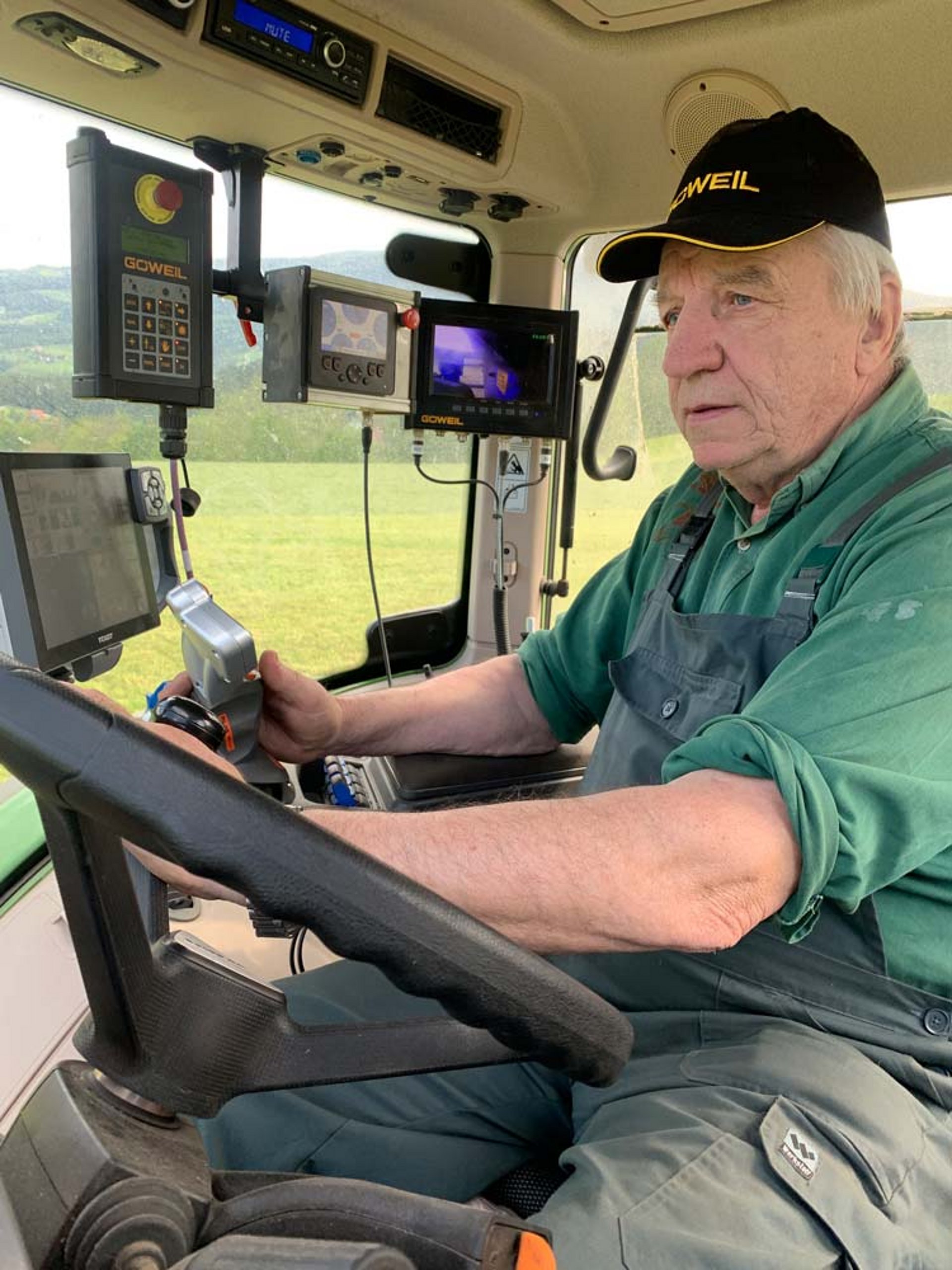 The senior partner in the business has always been in charge of the balers.