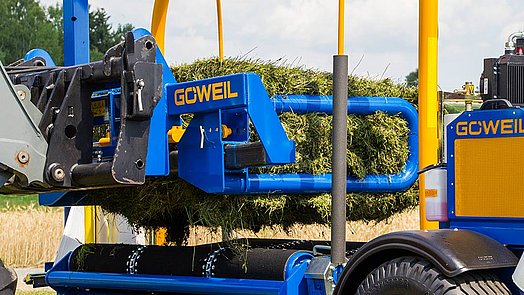 The BTGQU loading a stationary wrapper.