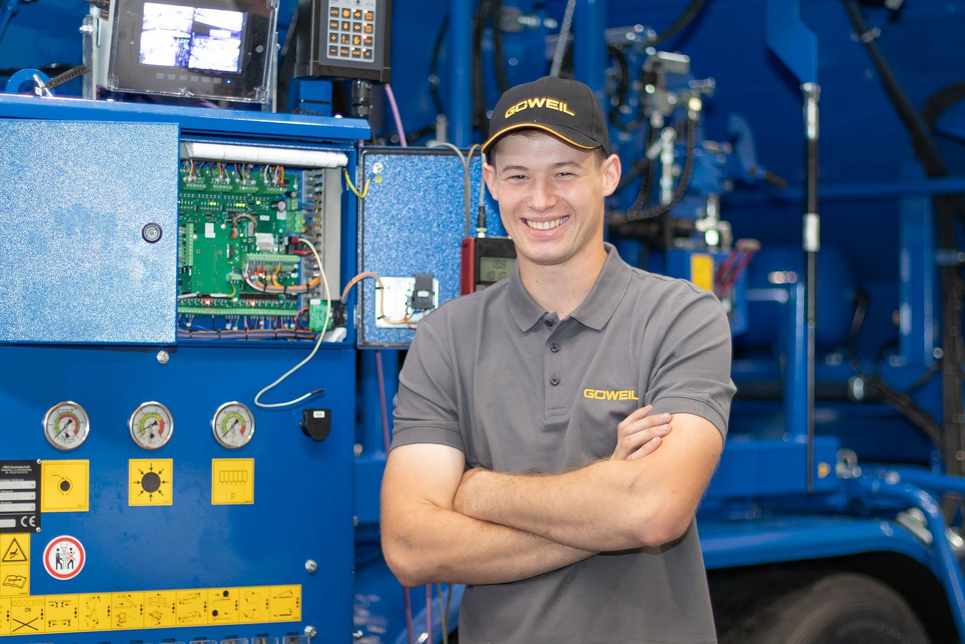 Unser Kundendienstmitarbeiter kümmert sich um Ihr Anliegen.