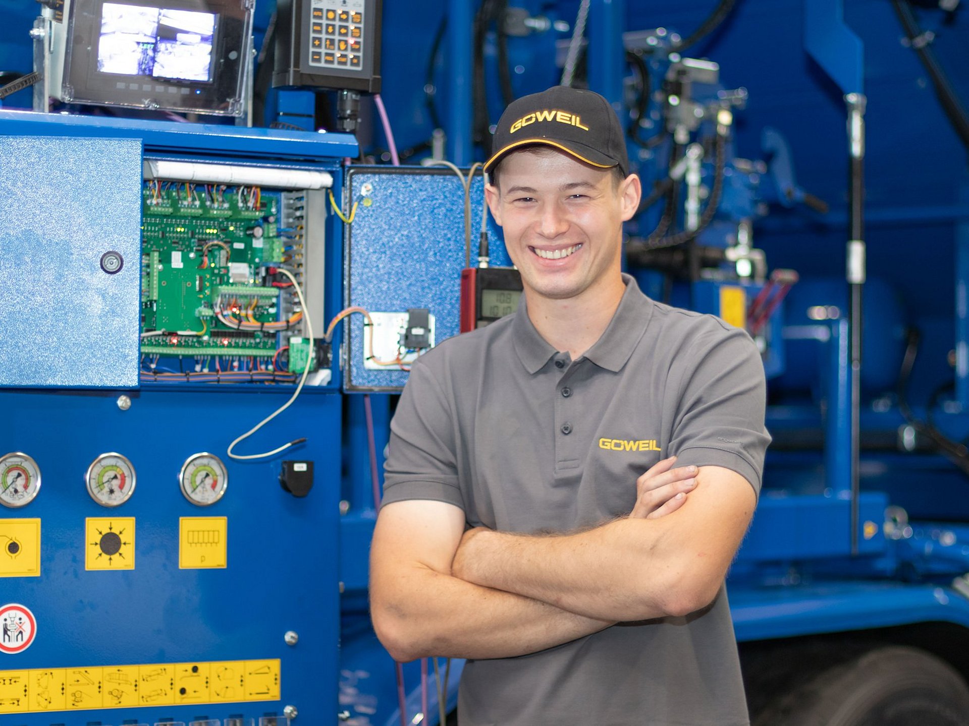 Unser Kundendienstmitarbeiter kümmert sich um Ihr Anliegen.