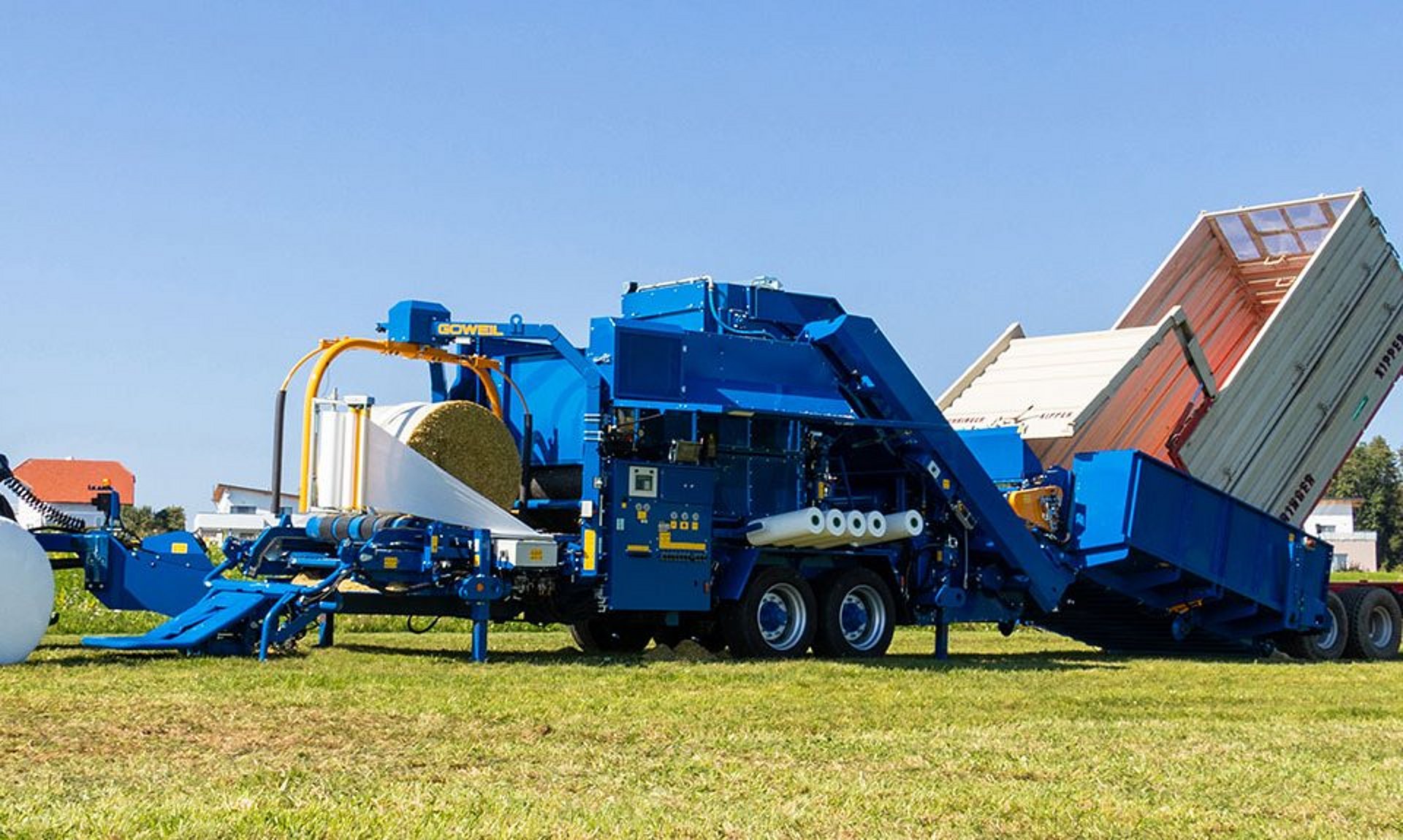 La LT-Master permite prensar y envolver perfectamente los materiales más diversos.