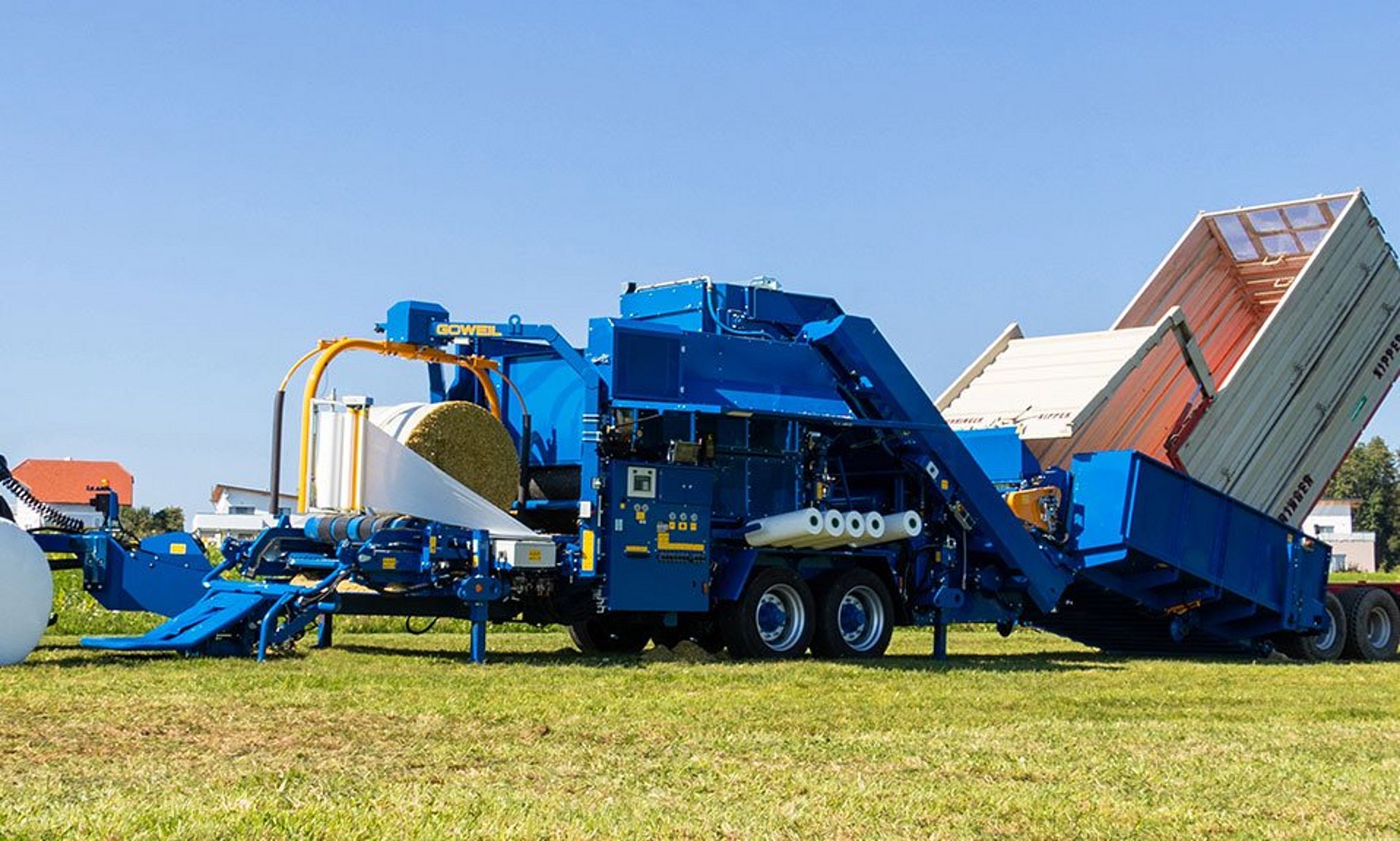 Przy użyciu urządzenia LT-Master można idealnie prasować i owijać różnego rodzaju materiały.