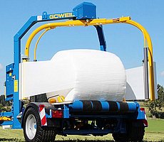 S dvojitým ovíjecím ramenem se doba ovíjení podstatně zkracuje.