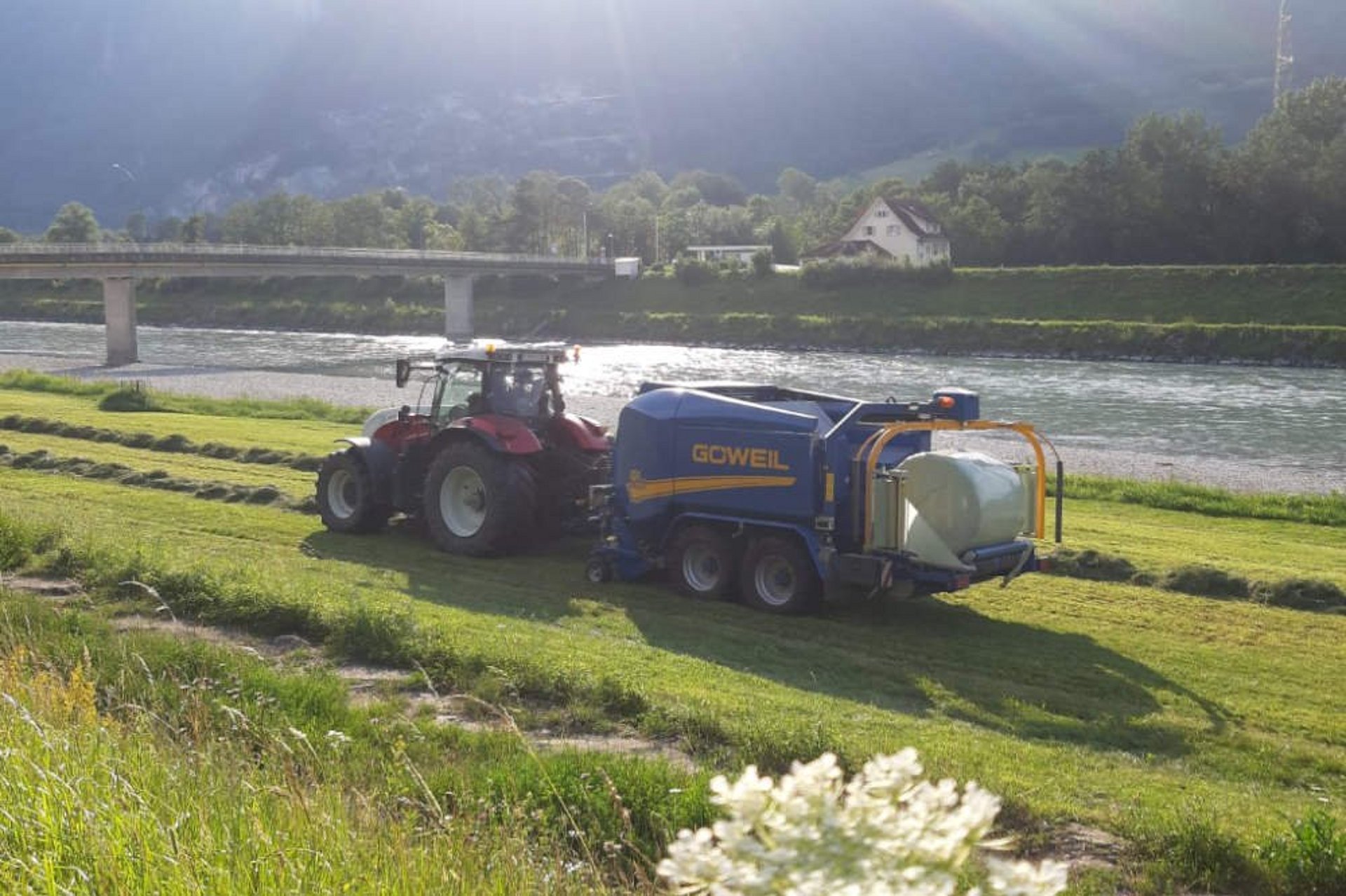 De G-1 F125 Kombi in actie in het veld.