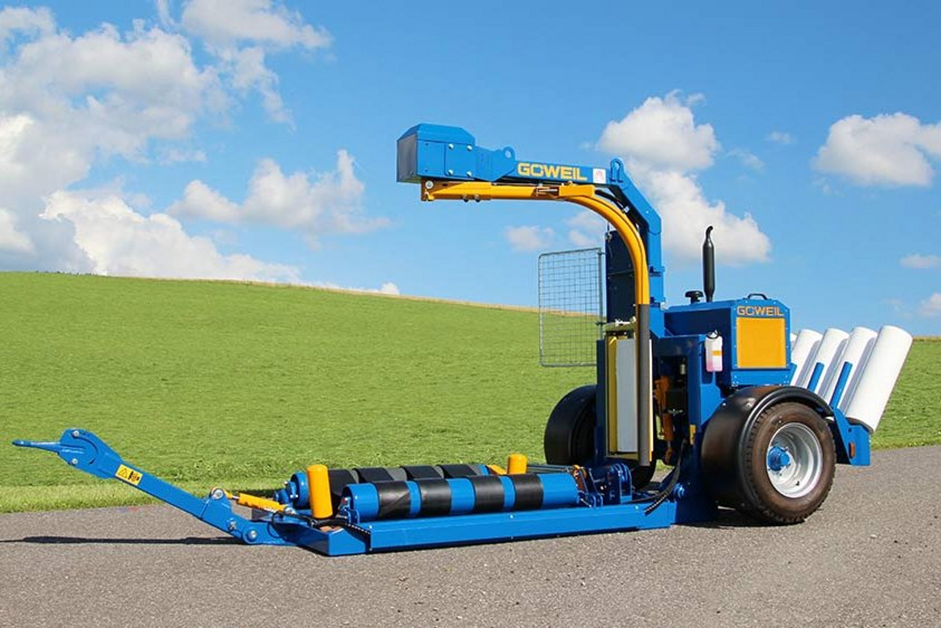 De lage, robuuste en solide bouwwijze en afwerking van de wikkelaar garandeert een extreem lange levensduur.