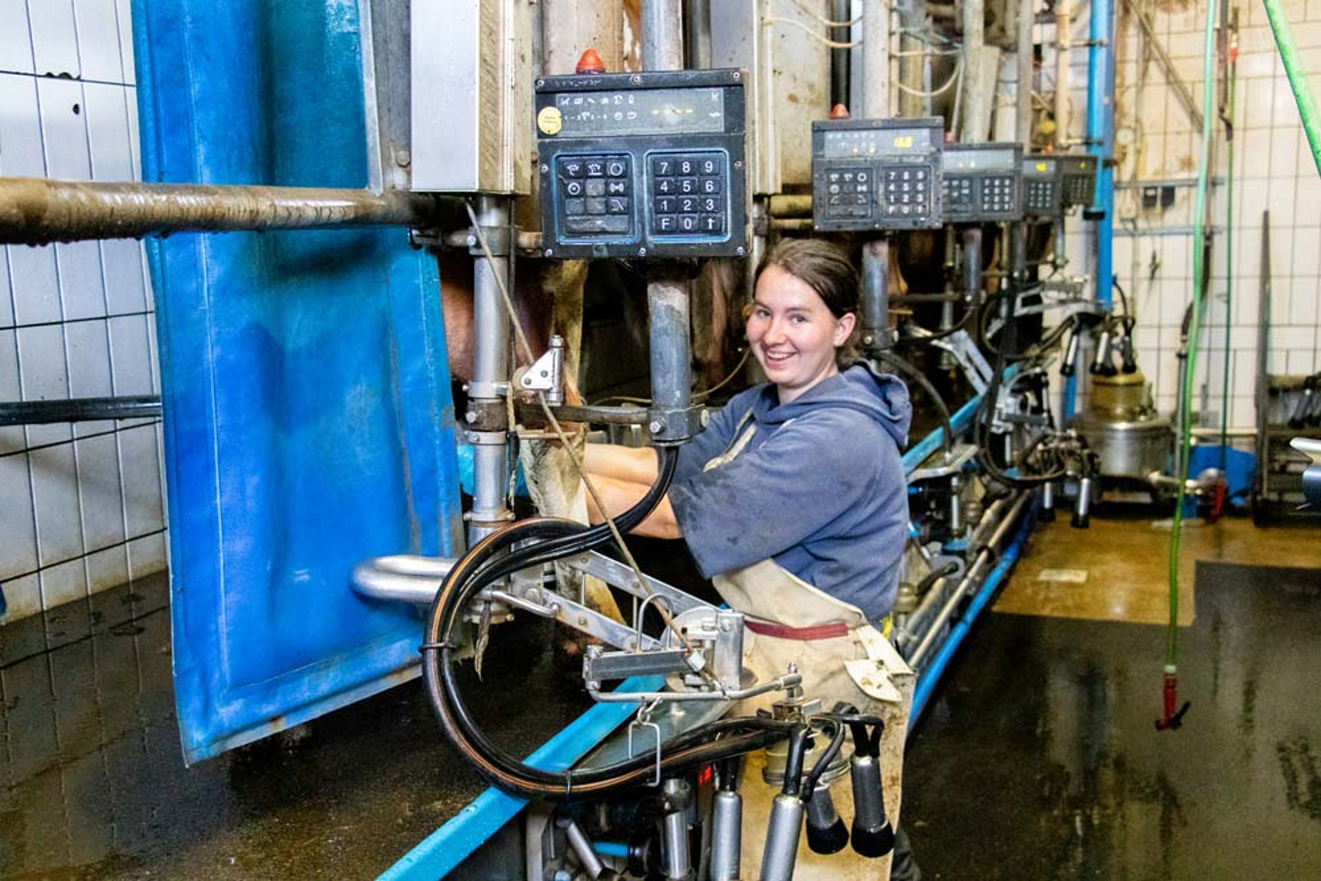 Julia has been working on the farm full time for 2 years now, too.