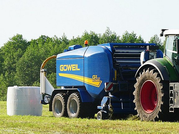 Goweil G1 F-125 Baler/Wrapper Combination