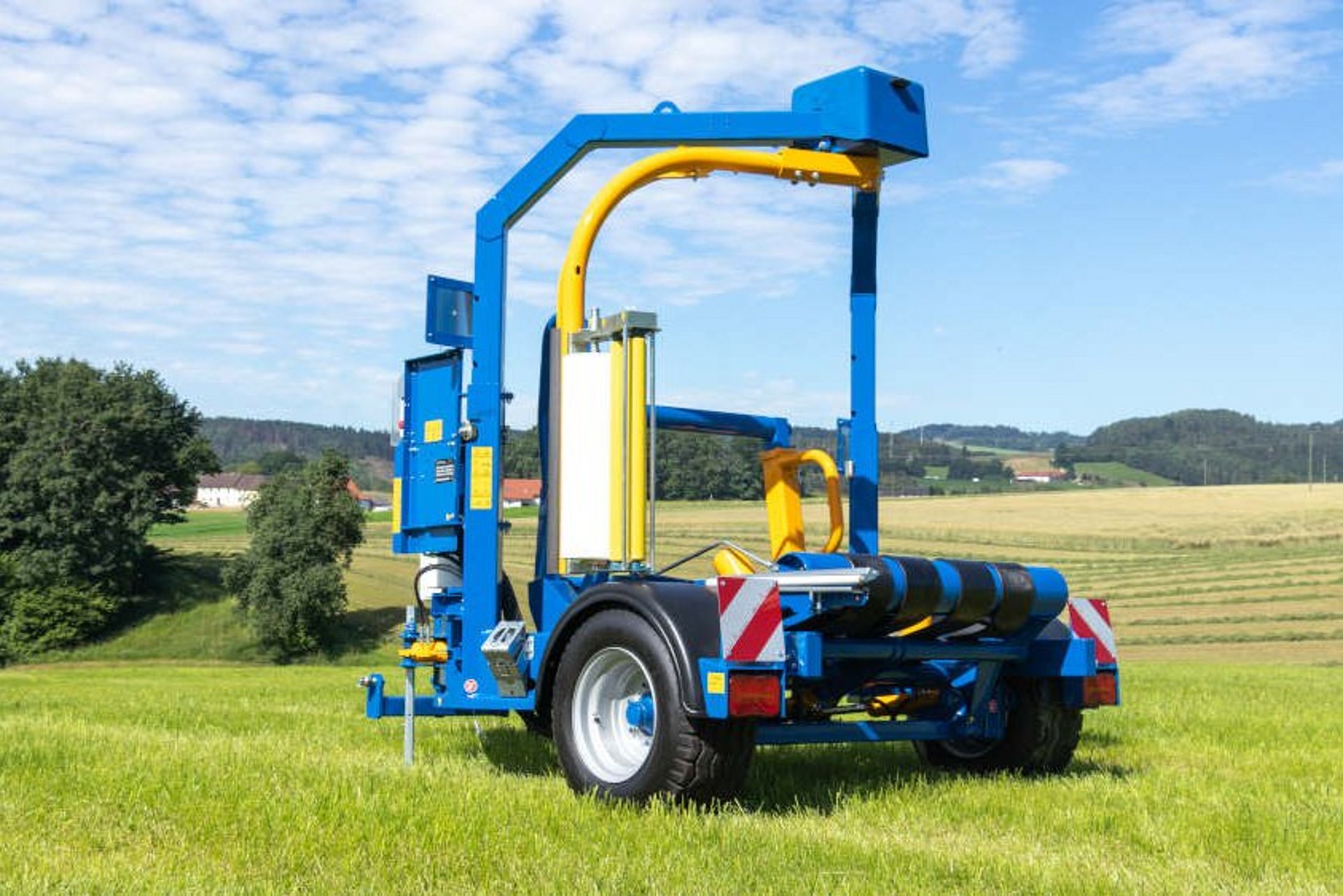 La construction de l’enrubanneuse G5010 est particulièrement robuste et solide et garantit une longue durée de vie.