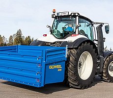 The sidewall extension can be used to reach an additional height of 350 mm.