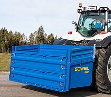 Met de opzetkleppen kan een extra hoogte van 350 mm worden bereikt.