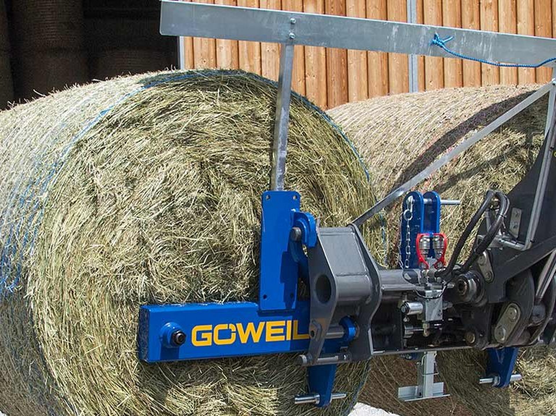 Ob Heu-, Stroh- oder Silageballen - mit dem TDD kann man sämtliche Ballenarten transportieren.