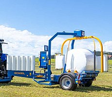 Met de dubbele wikkelarm wordt de wikkeltijd aanzienlijk verkort.