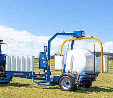 Met de dubbele wikkelarm wordt de wikkeltijd aanzienlijk verkort.