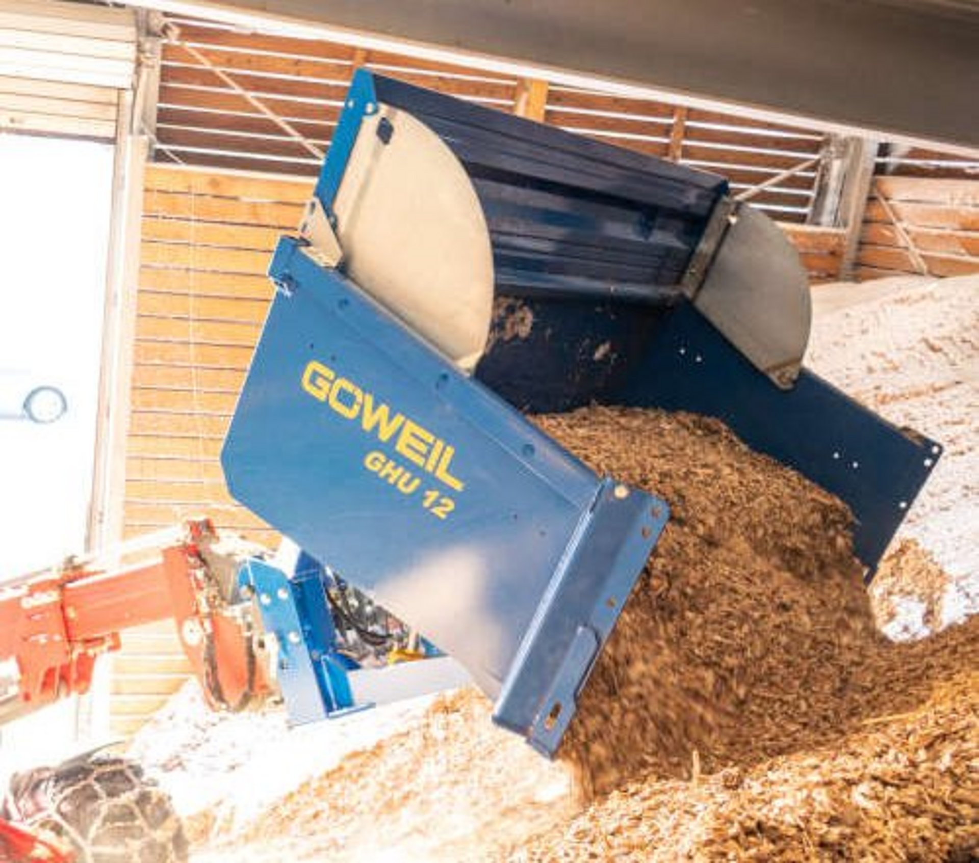 Durch die robuste Bauweise nimmt es die GHU 12 mit sämtlichen Materialien auf.