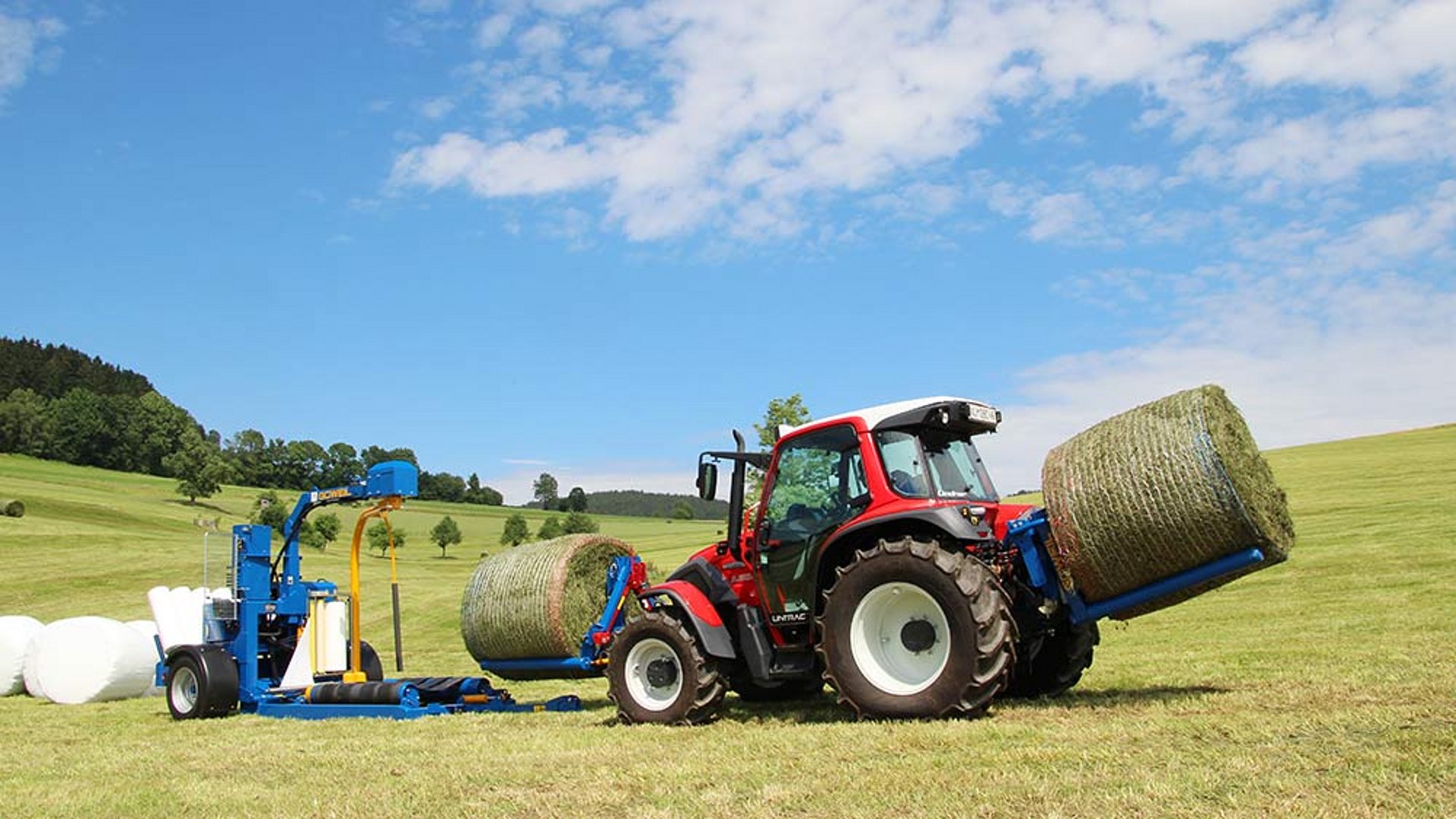 De G3010 Profi wordt beladen.