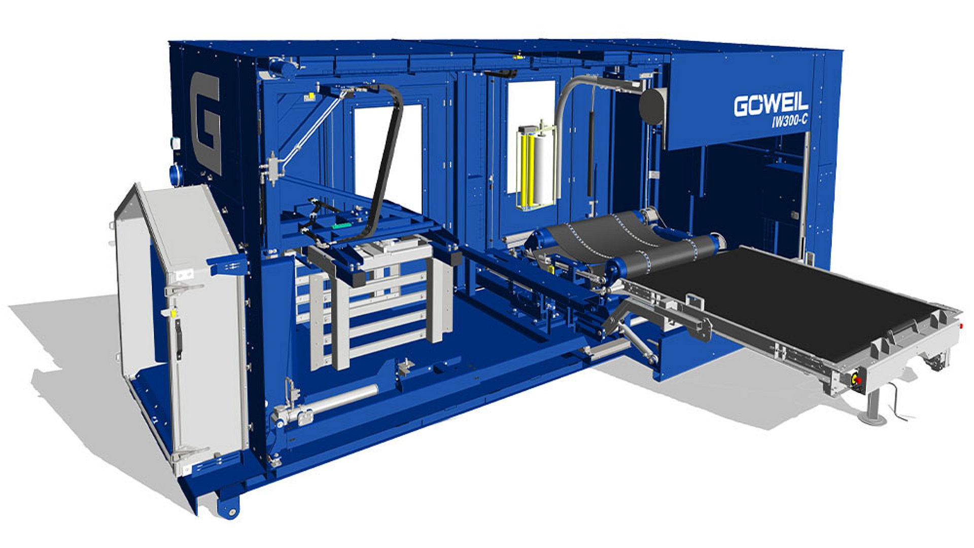 All the equipment required is included in the basic machine.