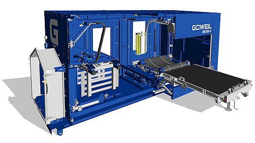 All the equipment required is included in the basic machine.