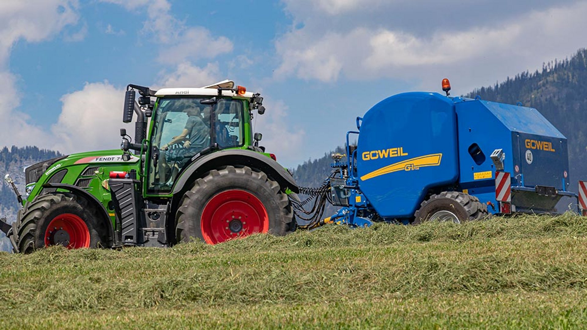 De G-1 rondebalenpers is uiterst robuust en zeer duurzaam.