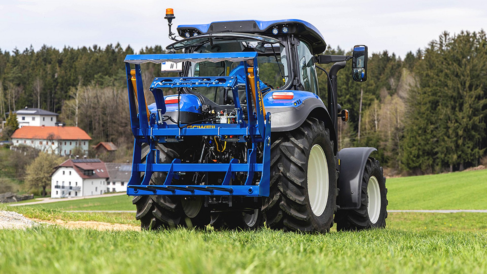 Attelage trois points avec support Euro