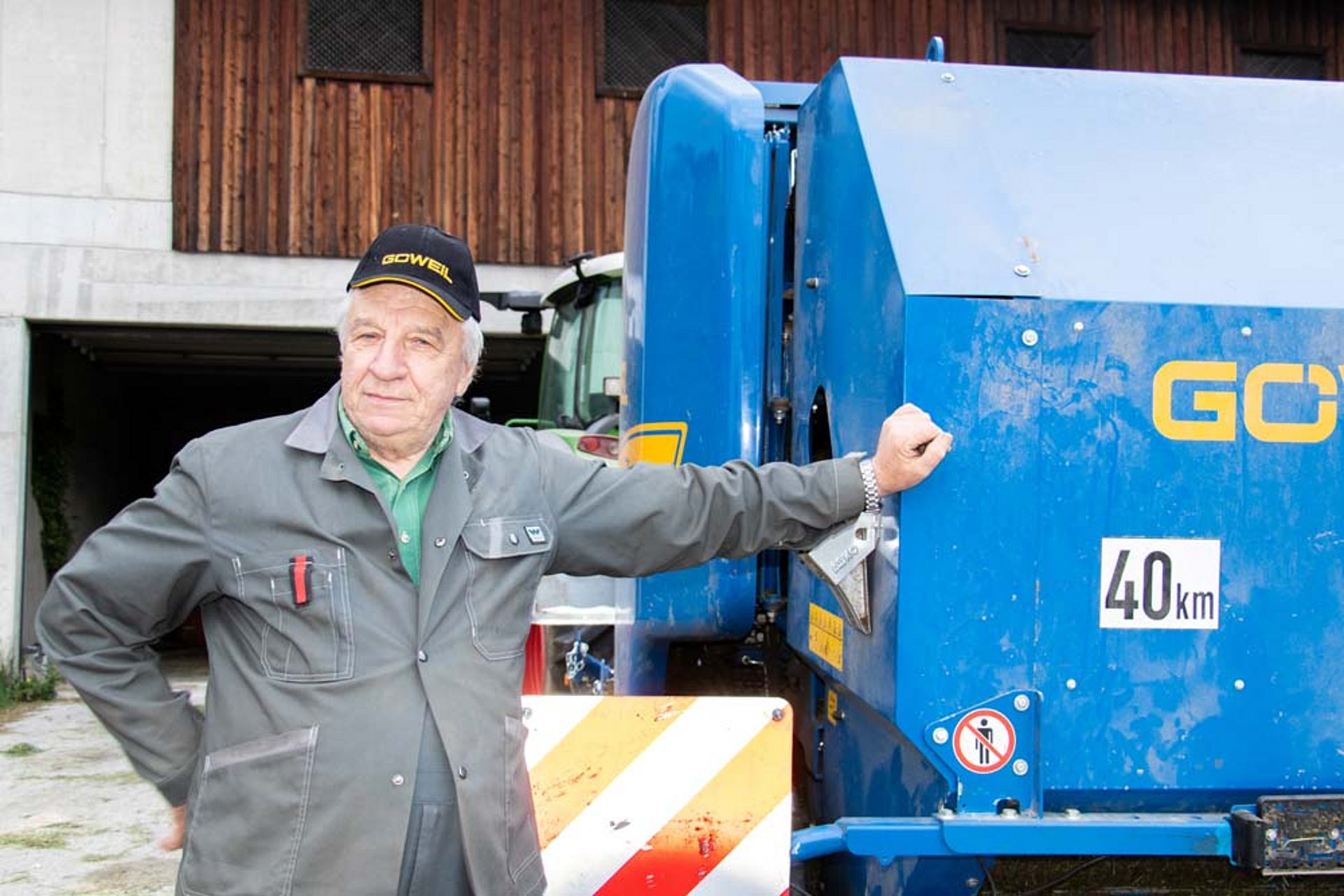 Johann Maierhofer has been swearing by the round bale system for more than 20 years.