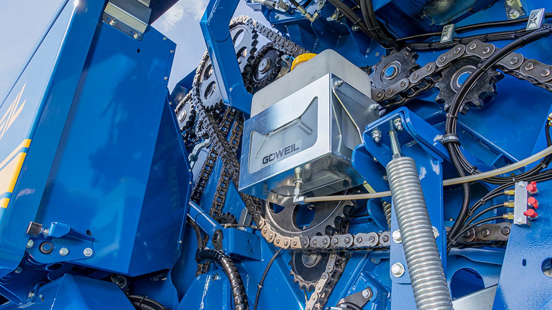 Aandrijfkant van de perskamer