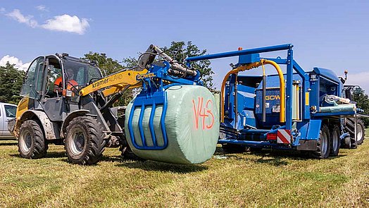 Les balles sont étiquetées immédiatement après leur dépôt