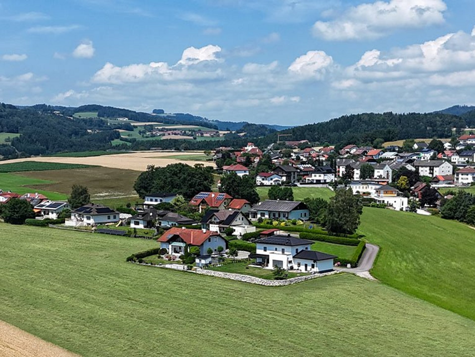 L’essai sur le terrain des machines a été réalisé dans ce pré.