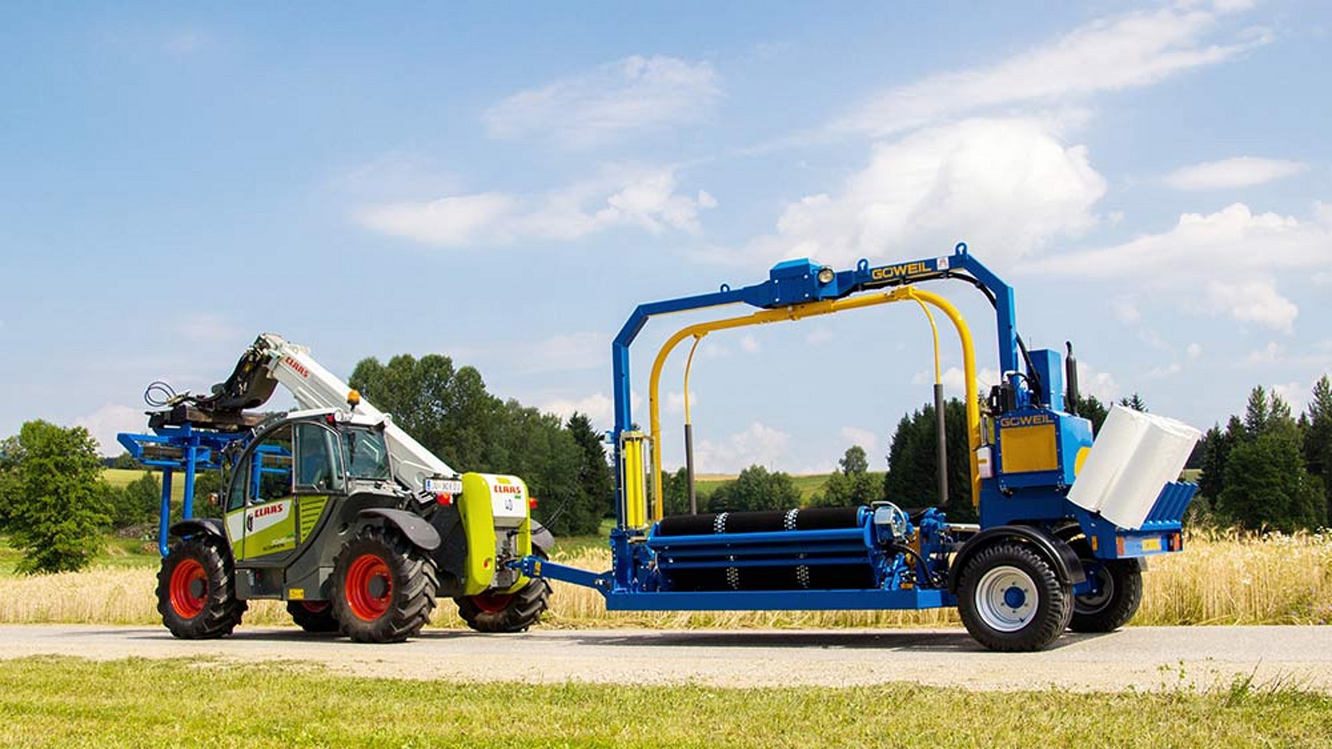 The G4010 Q Profi is also perfectly equipped for transport on the road.