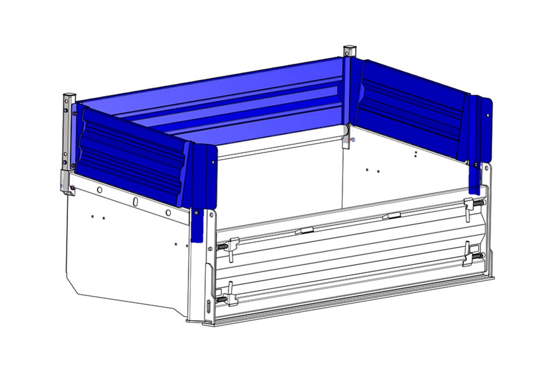 La ridelle réhaussée est disponible comme équipement supplémentaire.
