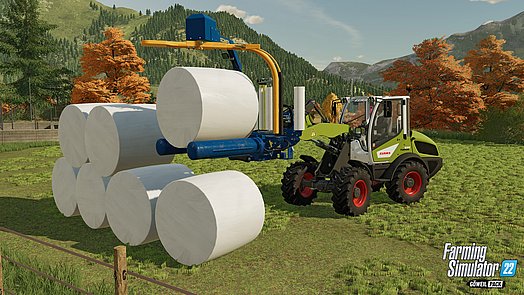 GÖWEIL Rundballenwickler G1015 im Landwirtschafts-Simulator 2022