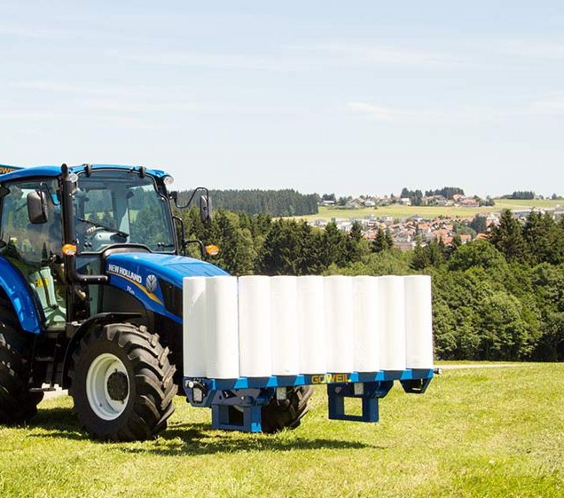 Das GFM im Einsatz mit der Wickelmaschine G1015.