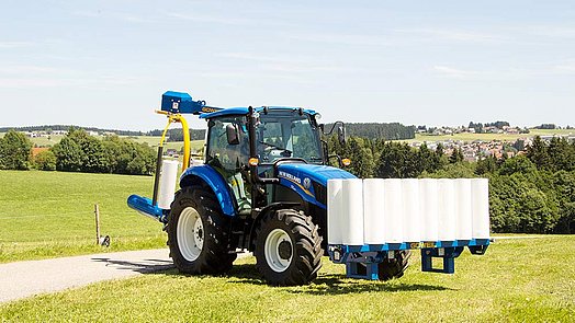 Das GFM im Einsatz mit der Wickelmaschine G1015.