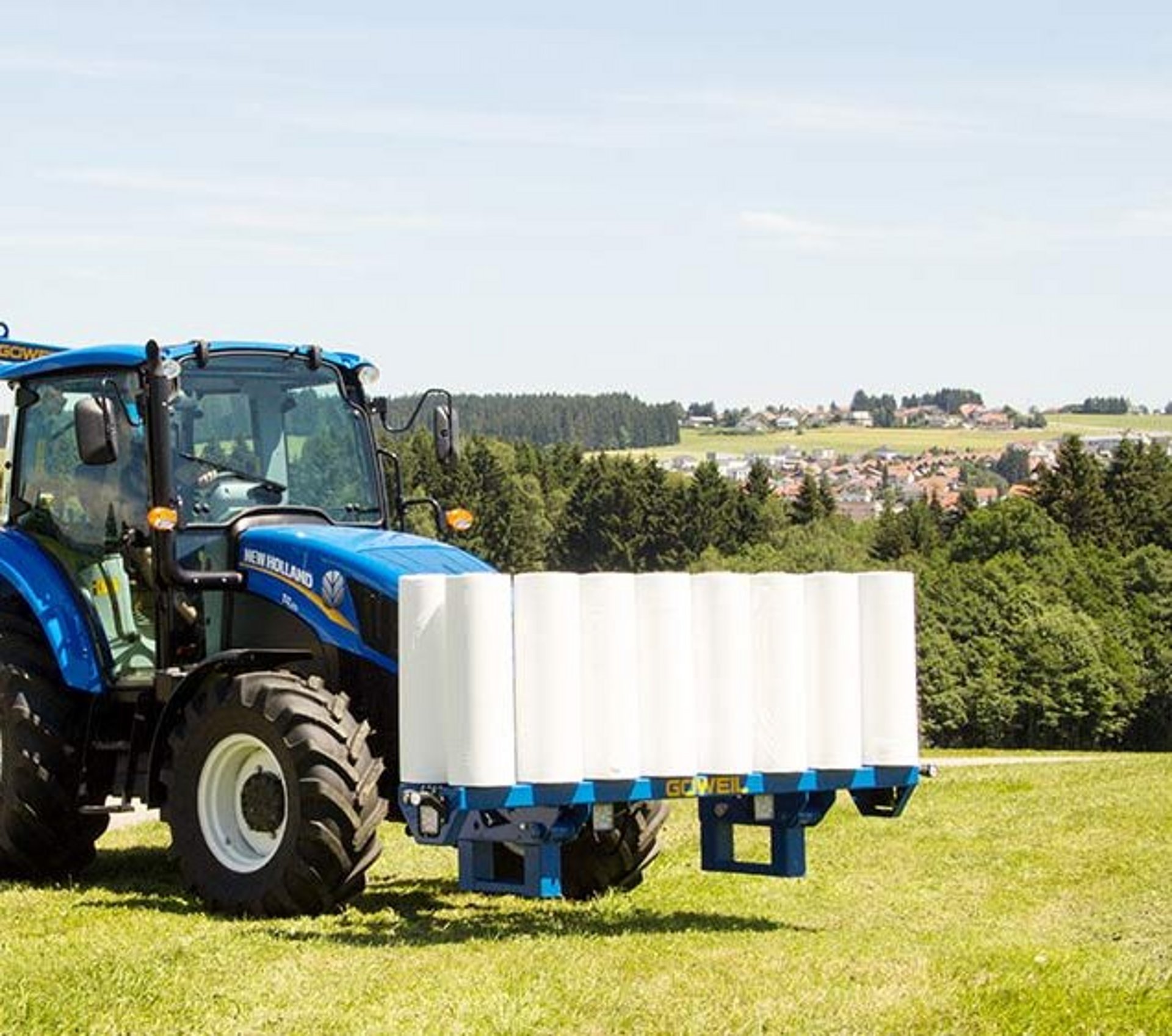 Das GFM im Einsatz mit der Wickelmaschine G1015.