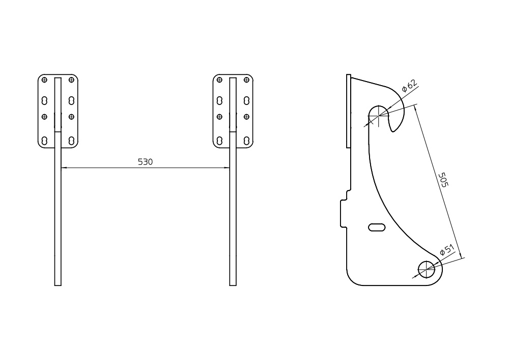 GÖWEIL attachment for CAT 407C
