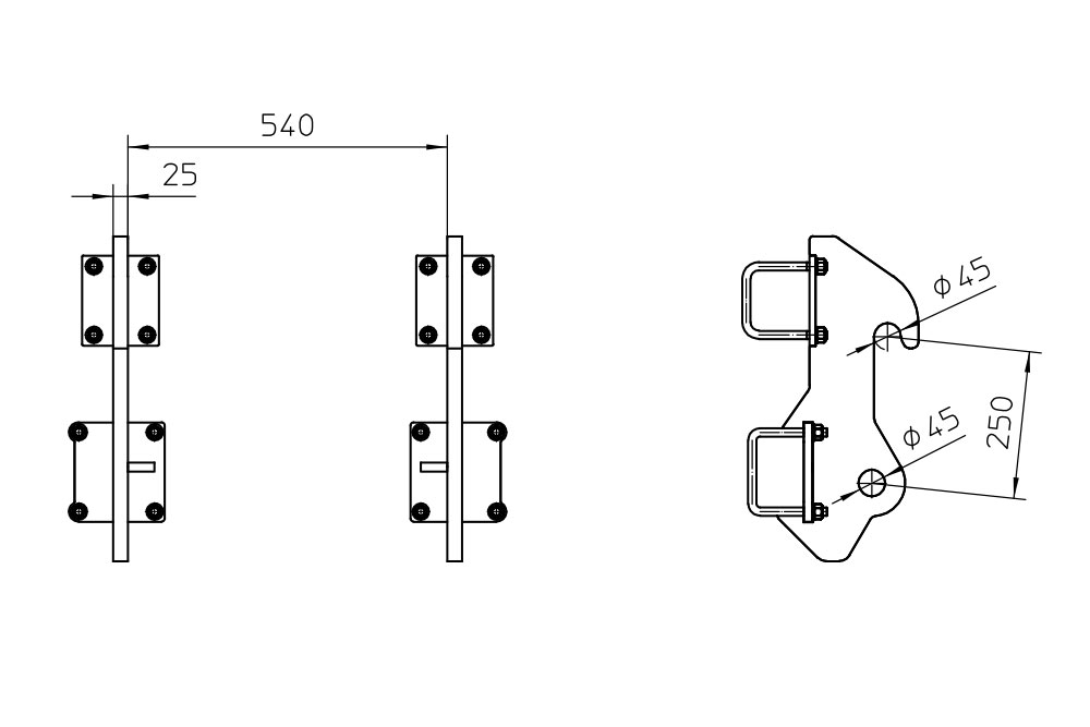 GÖWEIL attachment for JCB Compact Hitch