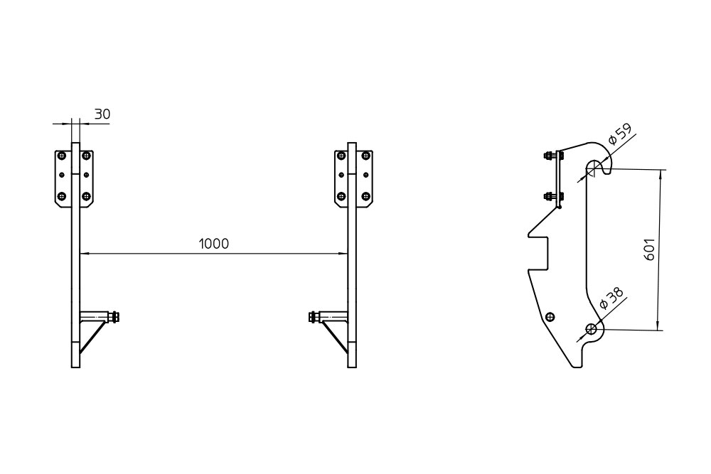GÖWEIL attachment for JCB Q-Fit